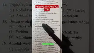 Neet 2026: neet 2026 pyq practice #neet #biology #study #aiims #motivation #viral #song