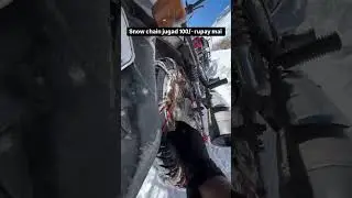 winter Spiti bike ride on splendor bike 🚳🚲 chains jugaad! #india #travel #spitivalley #ladakh