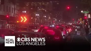 Campers and travelers take over Pasadena streets for The Rose Parade