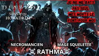 DIABLO 4 SAISON 9 N&eacute;cro Mage Squelette (POUR LES CONNAISEUR  RATHMA DE DIABLO 3 en moins rapide)