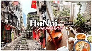 Train coffee street 🚈 & airbnb with fish pond 🐠 | HANOI Postcard 🇻🇳 | PETRA 🦀