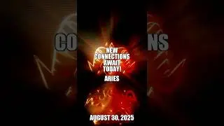 Aries Aug 30 - Network Your Way to SUCCESS Today! Connection Magic ✨ #astrology #zodiacsigns #aries