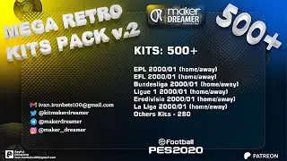 PES 21 - MEGA RETRO KITS PACK v.2