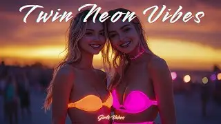 🔥 Twin Neon Vibes Fiesta | Latin EDM Energy & Sunset Friendship Beats 💃🌅Focus Music EDM