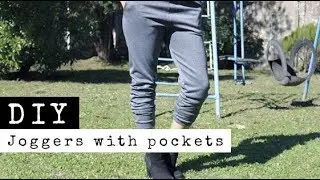 DIY Joggers With Pockets | Loungewear | Yoga/Gym Pants | Comfy & Stylish