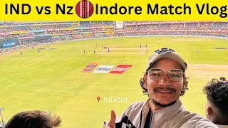 Ind vs Nz Indore Match Vlog🏏 | Holkar Stadium indore Vlog |