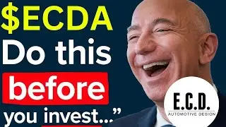 ECDA Stock MONDAY CRAZY! (my exact play exposed) ECD Automotive Design stock analysis broker review