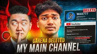 Free Fire Deleted My Channel? 😭💔 WHERE IS WAX777 | Once Again To Zero🙂 #WAX777