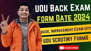 UOU SCRUTINY FORM 2024 || UOU BACK, IMPROVEMENT FORM DATE 2024 @RahulRawat2.0