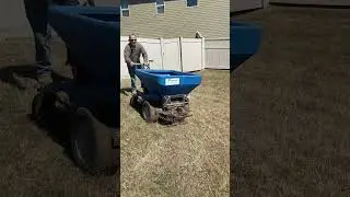 Eco Lawn 250 Top Dressing Machine #landscape #landscaping