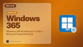 EP 04: Windows 365 Architecture 1: AADJ + Microsoft Hosted Network  [Windows 365 Masterclass Series]