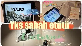 Yks sabah çalışmam| güne erken baslamak| #yks 