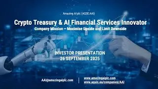 AMAZING AI PLC - Crypto Treasury Update