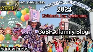 👮&zwj;♂️🇮🇳201 CoBRA➡️To Gyanodaya School Karanpur😍HappyChildren's Day 😱Dress मैंने ख़ुद बनाया  #crpf