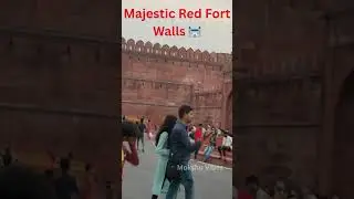 🏰 Red Fort Delhi Tour | Delhi & Agra Trip Short 3 | Mokshu Vibes #mokshuvibes #shorts #viralshorts