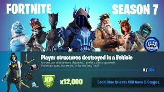 [ Level Up Fast]All 157 Rare/Secret Quests in Fortnite Season 7|All Milestone/Punch Cards Challenges