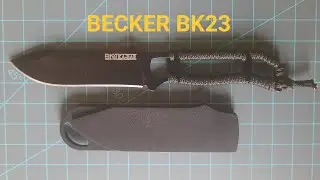 KA-BAR: bk23 skeletonized knife.  small but pretty good!