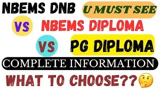 Neet pg diploma vs dnb and md/ms|complete information 🔥#neetpg#neetpg2023#neetpgcounselling