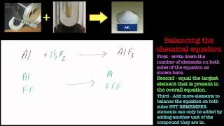 Balancing equations - Part 5.  Aluminium and Fluorine.