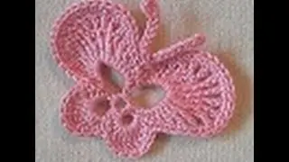 БАБОЧКА КРЮЧКОМ. BUTTERFLY Crochet #BUTTERFLY #crochet