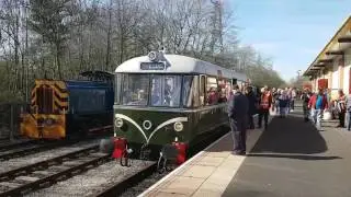 (HD) Railbus E79960 departs Riverside for Strand Road 25/3/2017