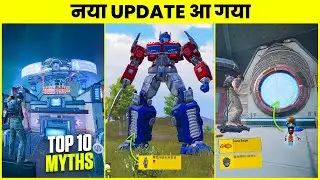 PUBG/BGMI Mobile 3.9 Update Is here | Top 10 Myths | Transformers Collab | Version 3.9