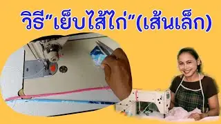 เย็บไส้ไก่ ไส้ไก่เส้นเล็กๆ แบบละเอียด สำหรับมือใหม่