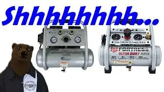 Quiet Compressor Battle (Harbor Freight Fortress vs CAT)