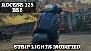 Suzuki Access 125 strip lights modified #access #modified #access125 #viral #trending