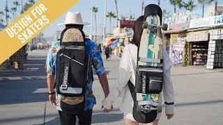 PLUTORAY: A Convertible One-Size-Fits-All Skateboard Backpack