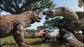 Prehistoric Humans vs Snake Titanoboa: The Deadliest Battle in History