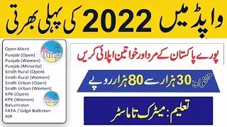 WAPDA Jobs 2022/WAPDA Jobs 2022 Punjab/WAPDA Jobs 2022 Last Date