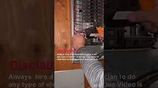 Electrician installing 50 amp circuit to my tesla home charger. #tesla #electricwiring #electrician