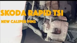 Front Brake Caliper Pin Replace | Skoda Rapid 1.0 TSI | Brake Pads Vibration