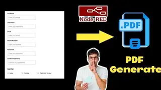 3 Simple Steps To Generation PDF from UI Forms using Node-RED
