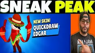NEW QUICK DRAW EDGAR SKIN & GAMEPLAY | BRAWL STARS