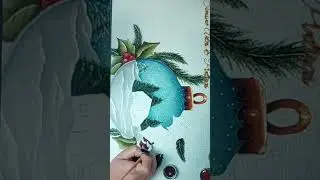 PANOS DE PRATOS NATALINOS  parte 9 #desenho #art #pinturaempanodecopa #panodeprato #natal #arte