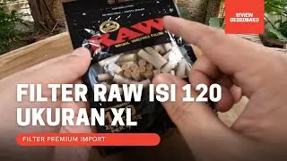 Riview Singkat GegeDbako : Filter XL RAW 120 Pcs