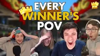 The WINNING Shot + REACTIONS from EVERY Minecraft Championship [Season 1]