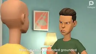 Caillou gets grounded bloopers and Caillou behaves /￼ungrounded ￼￼