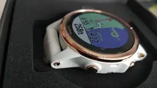 Garmin FENIX 5S PLUS SAPPHIRE розовое золото, белый ремешок