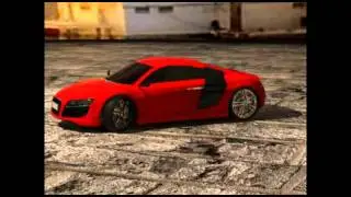 3Ds Max Car Animation-Audi R8 2012 Model.flv