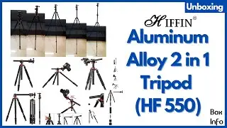 Hiffin Aluminum Alloy 2 in 1 Tripod (HF 550)  #Hiffin #HF550 #Tripod