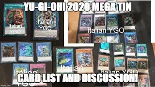 Yu-Gi-Oh! 2020 Mega Tin Card List Discussion!