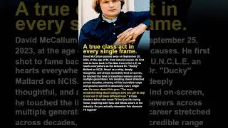 A gentleman in every frame  R I P  David McCallum rXUOyXeh5 g 01 score45 unknown 1 david mccallum