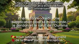Pri&egrave;re du Vendredi   Une supplication pour la mis&eacute;ricorde, le pardon et le salut de l'Oumma