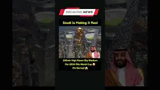 NEOM Sky Stadium Saudi Arabia&rsquo;s 350m Vertical Arena for the 2034 World Cup! 😱⚽🌆