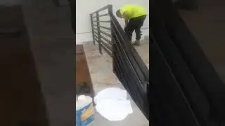 Custom Handrails #project101 #metalwork #hardwork #fabrication #jobsite