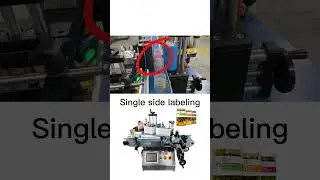 #Automatic Flat #Bottle Labeling Machine #labelingmachine Small desktop labeling machine