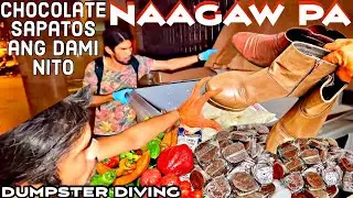 Dumpster Diving | Jackpot sa mga Chocolate,Sapatos at Gulay Si misis nagsalita din sa wakas…